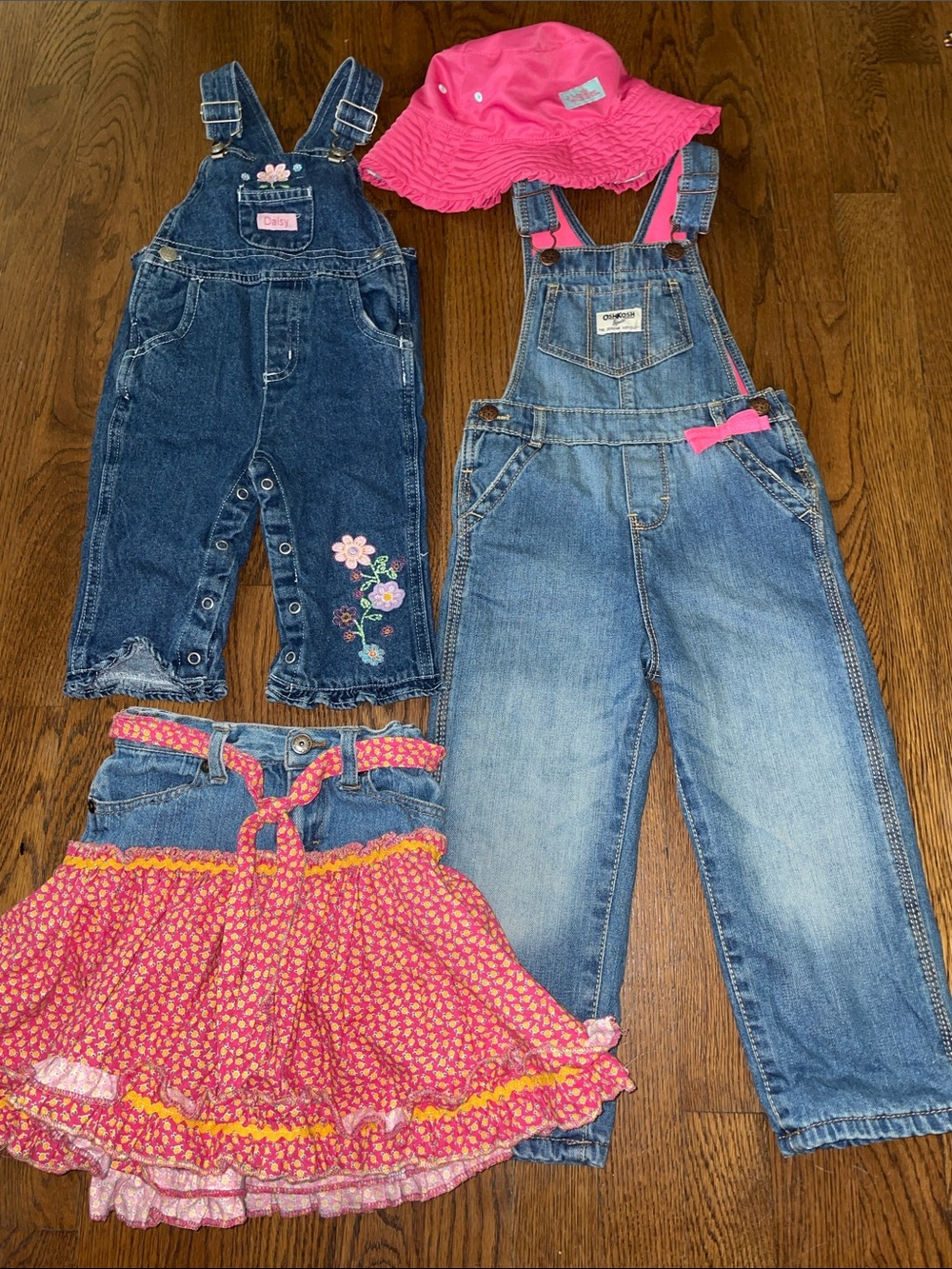Adorable denim clothing. 12 mos. 3T. 4